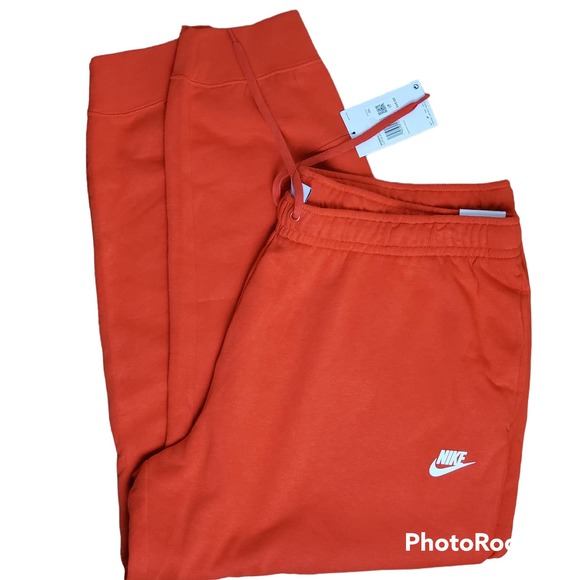 Nike Pants - Nike fleece red jogger sweatpants size XXL womens new